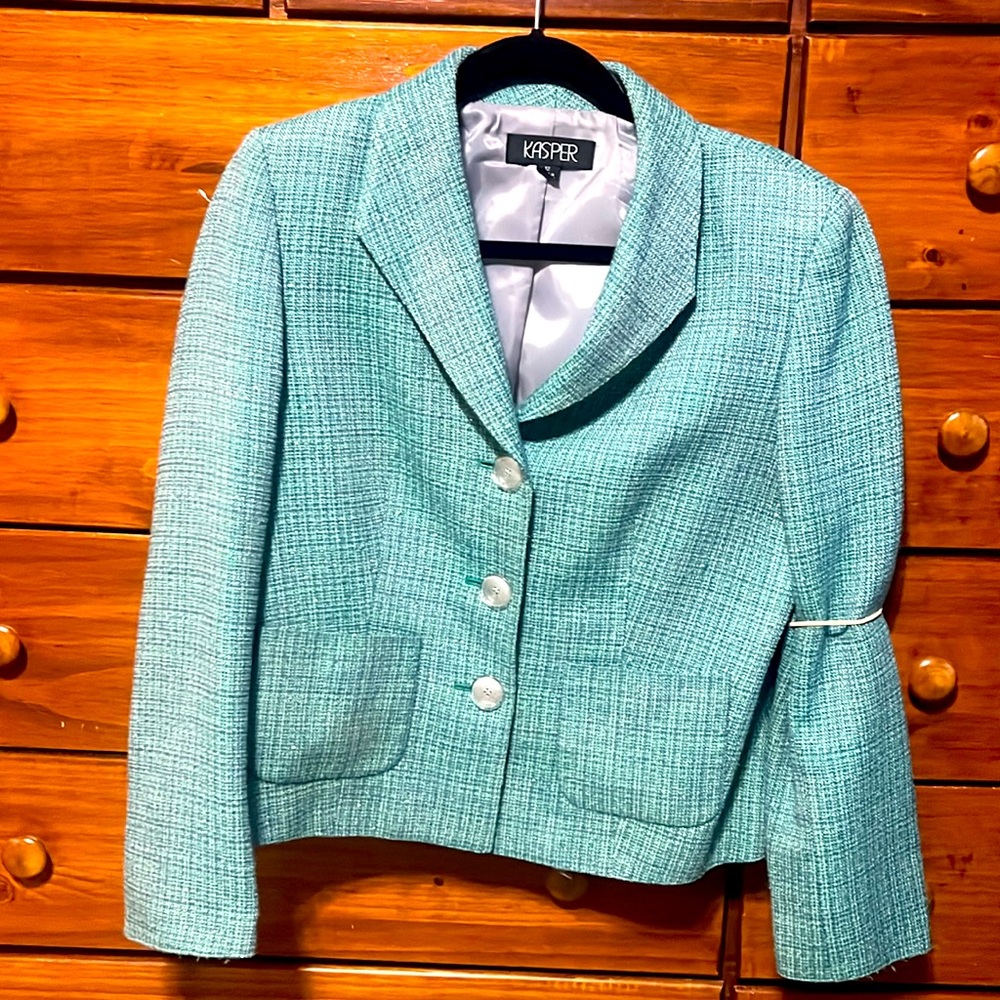 Kasper shimmer green
